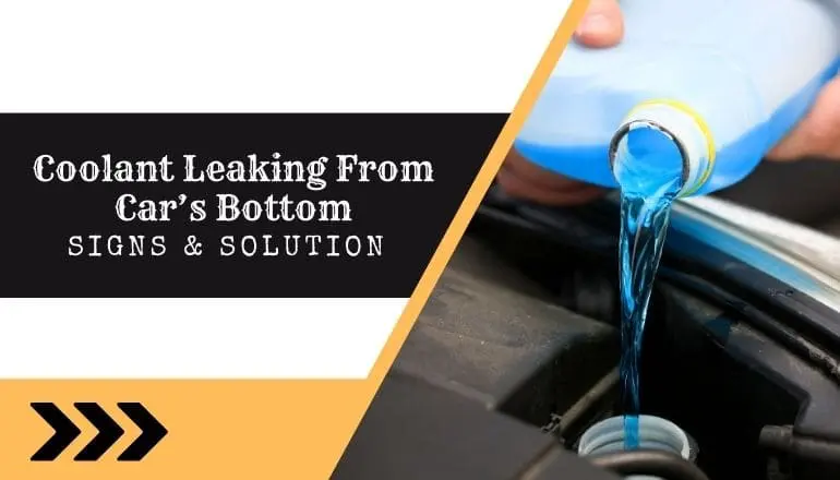 Coolant Leaking From Car