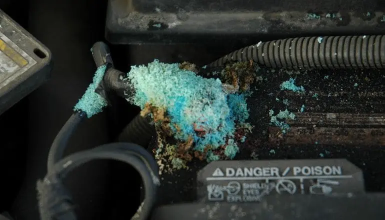 car battery terminal cleaning