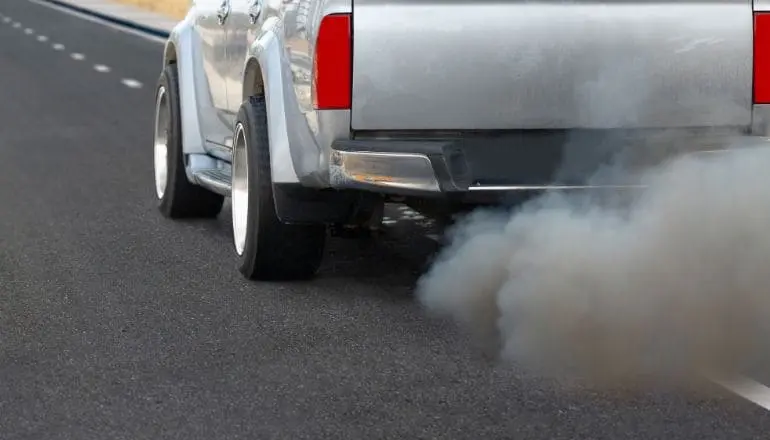 white smoke out of exhaust