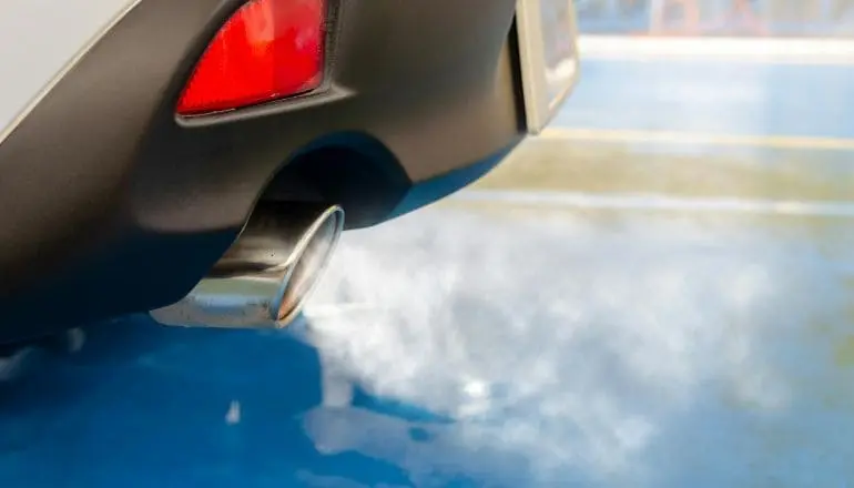 white smoke coming out of exhaust