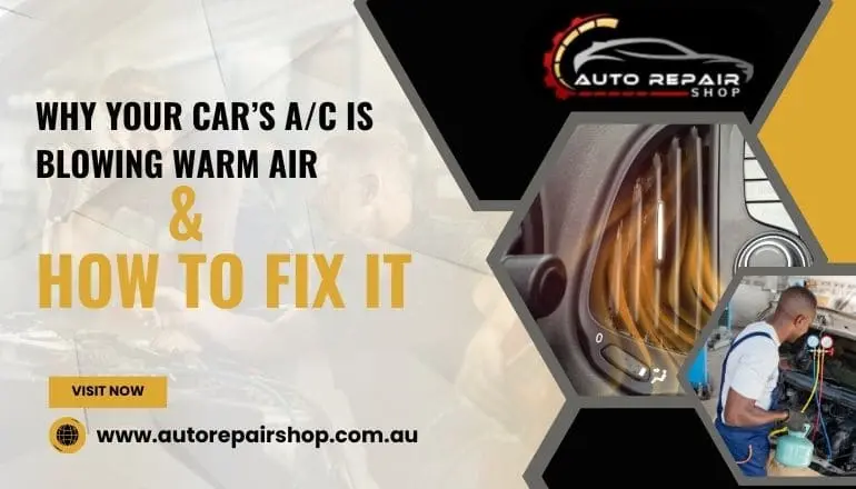 car AC blowing warm air