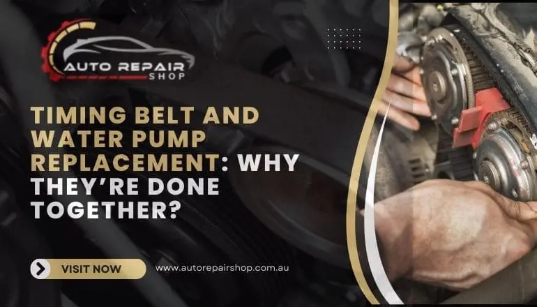 combined timing belt service